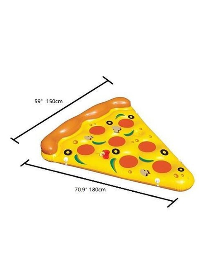 NIBEMINENT Inflatable Pizza Slice Pool Float 180x150x18cm - Image 2