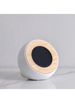 DANUBE HOME Sazwa Lcd Alarm Clock Digital Alarm Clock Digital Clock With Time for Bedroom Kids Children Girls Boys White  11.1X7.9X10.7Cm  - Image 1