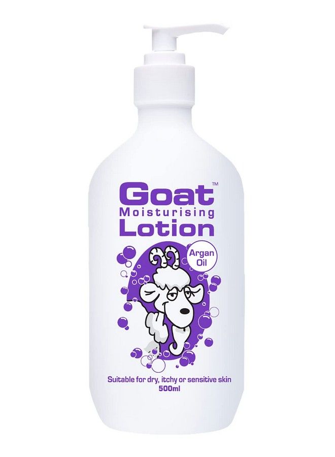 goat Moisturising Lotion Milk Lotion Hydrating Non Greasy Enriched Milk Almond Oil Sunflower Extract Unisex Suitable For Dry Itchy Or Sensitive Skin Made In Australia 500Ml Argan Oil  - Image 1