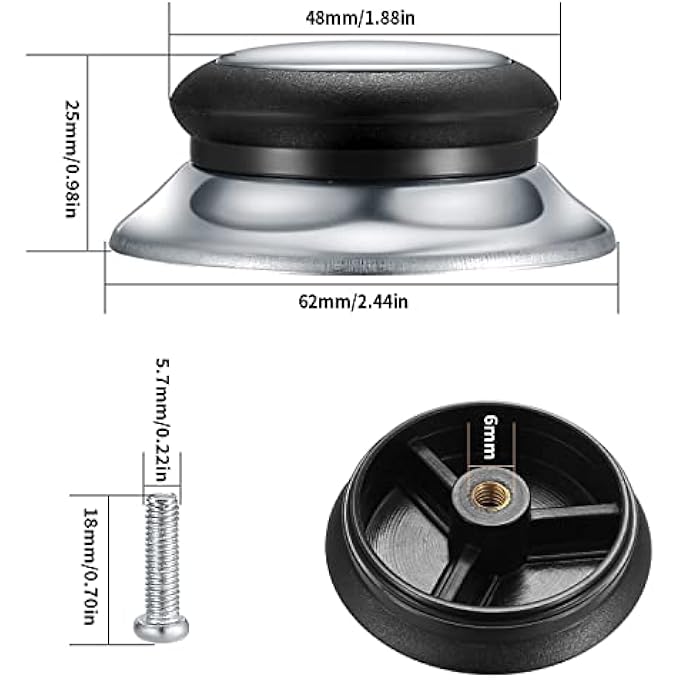 KASTWAVE Pot Lid Knobs 4 Pcs Universal Pot Lid Handle Covers Heat Resistant Kitchen Cookware Pan Lid Cover Hand Grip Replacement Knobs Handles For Frying Pan Saucepan Lid Cover Handles Knobs - Image 4