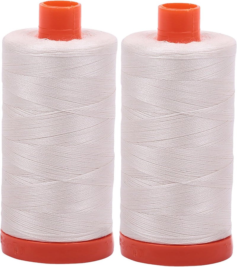 Mako 50wt Thread 2 Large Spools: Muslin (2311x2)