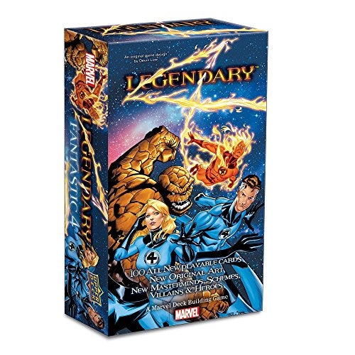 Upper Deck Legendary A Marvel Deck Building Game Fantastic Four Expansion 100 Cards - Image 1