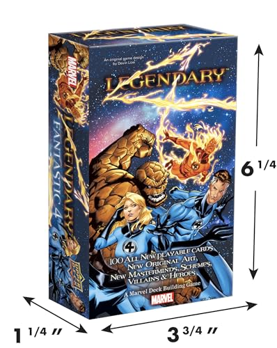 Upper Deck Legendary A Marvel Deck Building Game Fantastic Four Expansion 100 Cards - Image 5