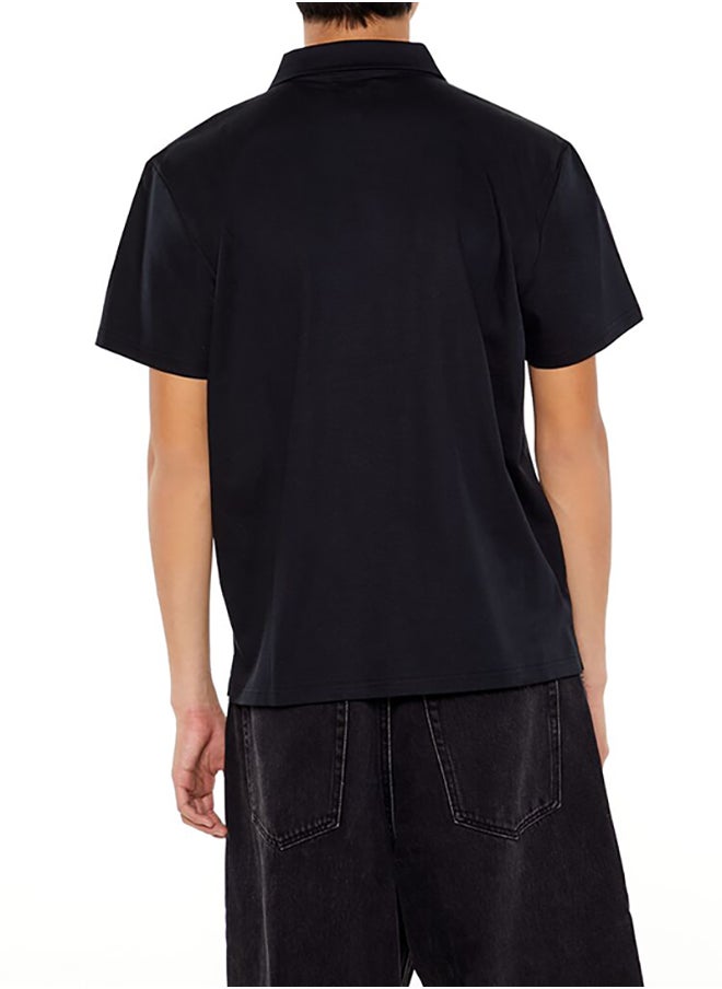 FOREVER 21 Supima Cotton Slim Polo Shirt  - Image 3