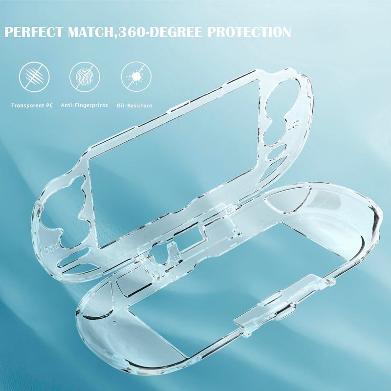 Gorliskl Ultra Clear Crystal Transparent Hard Shell Protective Case Cover Skin for Sony PlayStation PS Vita PSV 1000 PCH-1000 Console - Image 5