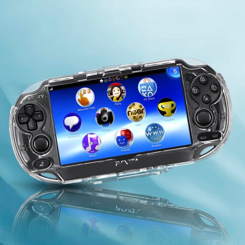 Gorliskl Ultra Clear Crystal Transparent Hard Shell Protective Case Cover Skin for Sony PlayStation PS Vita PSV 1000 PCH-1000 Console - Image 2