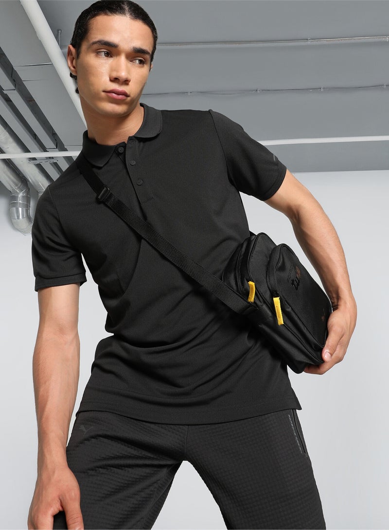 PUMA Porsche Design Mens Black Polo Shirt - Image 1