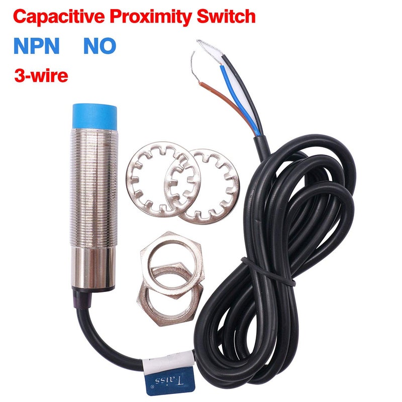 Taiss LJC18A3-H-Z/BX Proximity Switch 1-10mm Sensor Switch Capacitance Proximity Sensor Switch NPN NO（Normally Open） DC 6-36V 300mA M18 3-Wire - Image 2