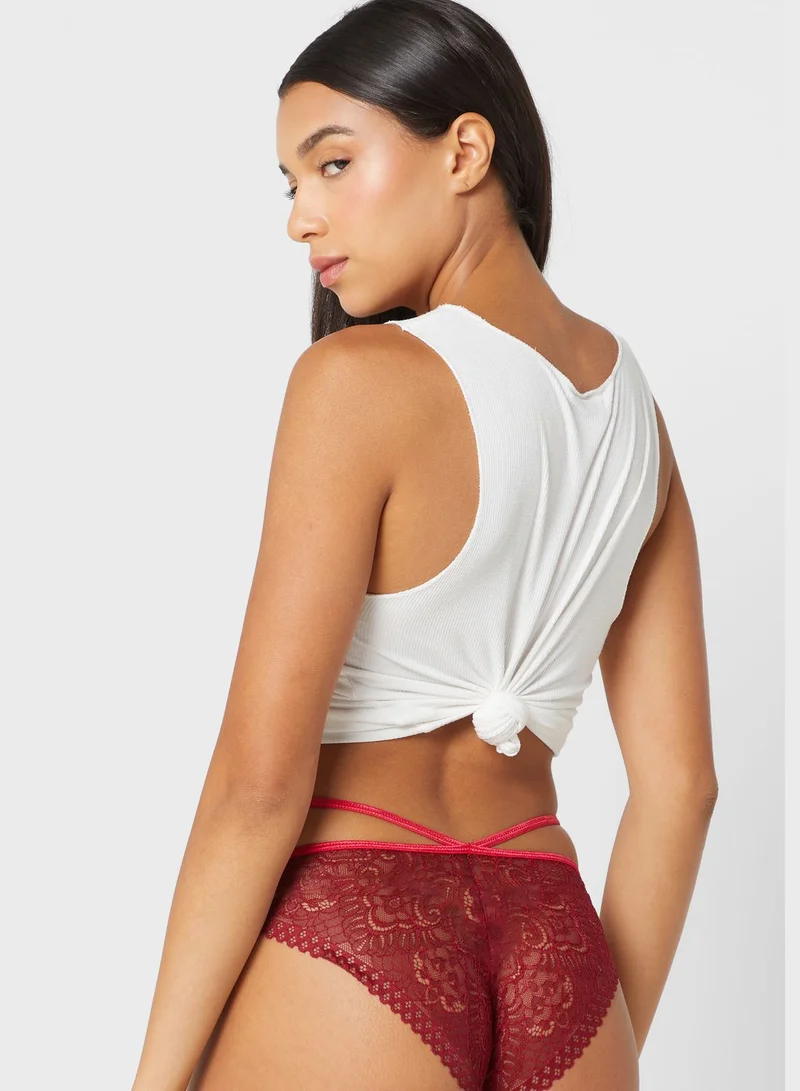 ELLA Lace Cheeky Brief