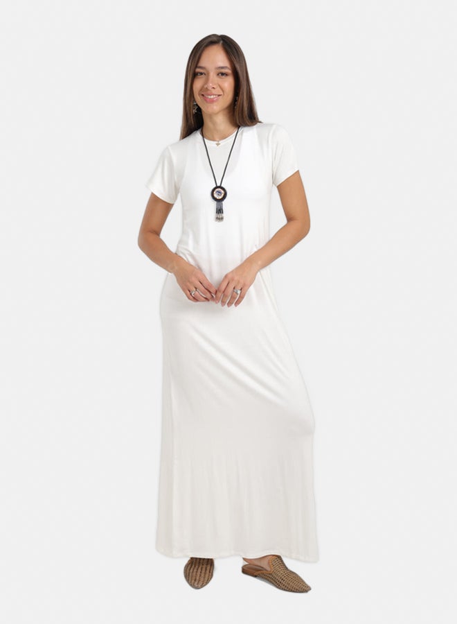 Carina Solid Pattern Midi Dress  - Image 2