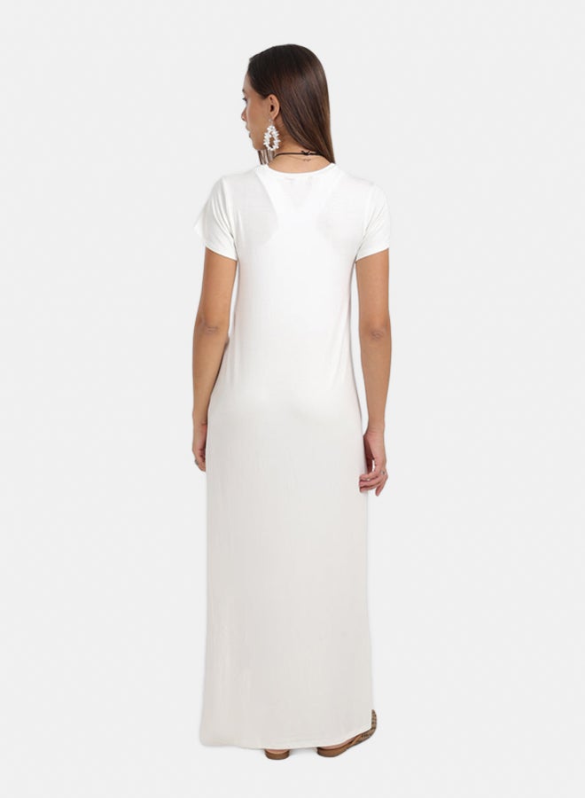 Carina Solid Pattern Midi Dress  - Image 3