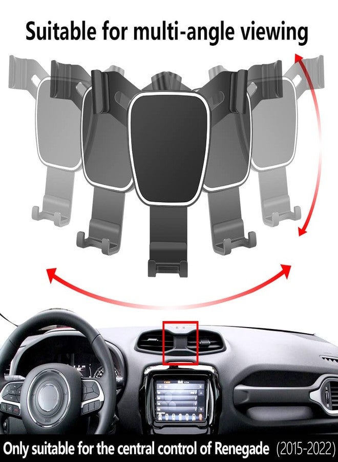 musttrue حامل هاتف السيارة من موسترو لسيارة جيب رينيغيد SUV من 2015-2024 ملحقات السيارات حامل الملاحة ديكور داخلي تثبيت الهاتف المحمول - Image 5