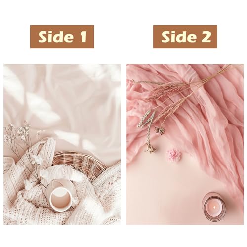 HomeArt 2 Sheet 2 in 1 Product Photography Backdrop 3D Flat Lay Tabletop Double-Sided 20x29 Photo Background PVC Wrinkle Free for Small Products Food, Cosmetics Shoot (Combo 1) - Image 2