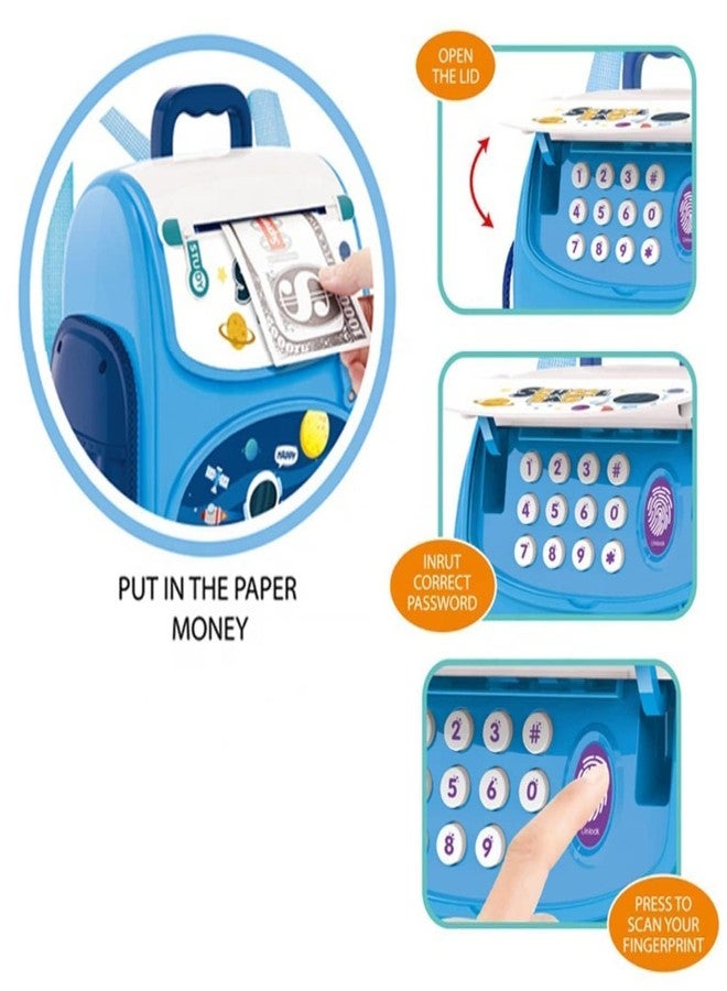 CIRBOX Piggy Bank - Money Saving Portable School Bag Design Coin Bank for Kids, Money Bank with Sound and Music, Birthday Return Gift for Kids - Image 5