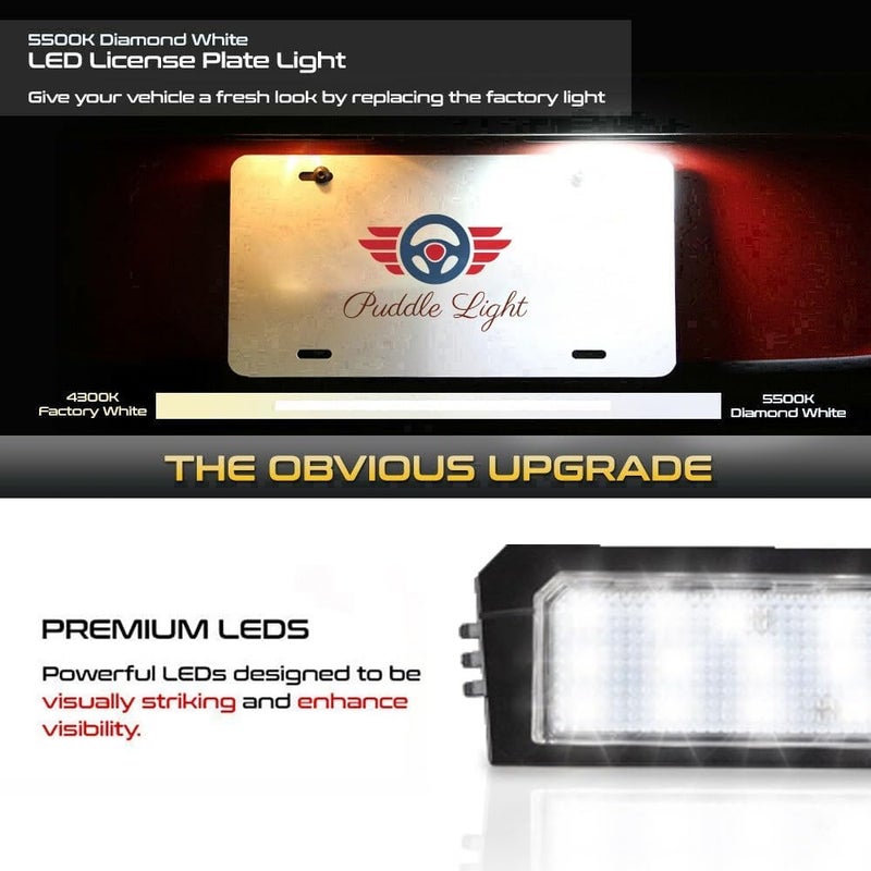 QASULER LED License Plate Light for Kia and Hyundai - Image 4