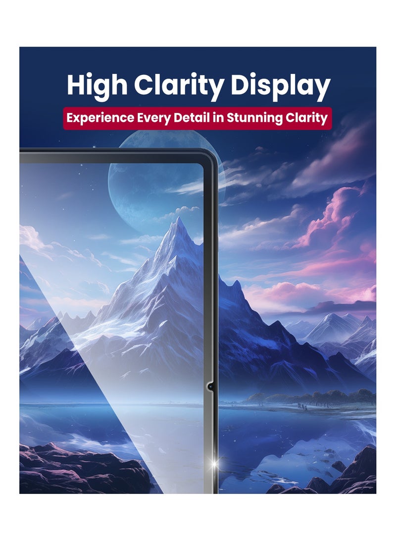 Moxedo Ultra Shield Tempered Glass Screen Protector HD Clear 9H Hardness Micro Curved Edges with Installation Guide Compatible with Honor Pad X9 11.5 inch - Image 4