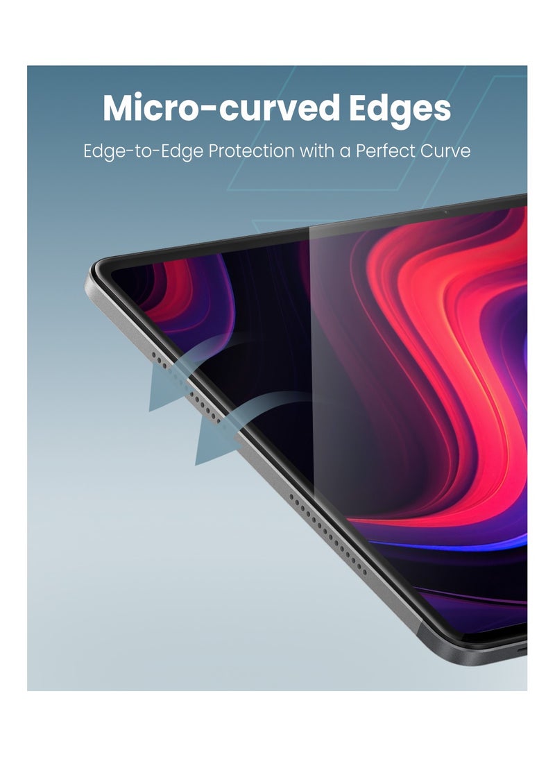 Moxedo Ultra Shield Tempered Glass Screen Protector HD Clear 9H Hardness Micro Curved Edges with Installation Guide Compatible with Honor Pad X9 11.5 inch - Image 3