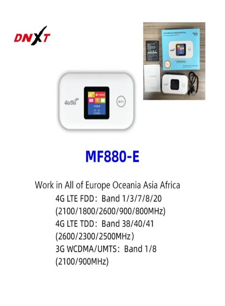 Beauenty New Portable Wireless Modem, Wireless Wi-Fi Router Range Extender, 150Mbps 2100mAh Mobile Pocket WiFi Router with SIM Card Slot 4G/5G Wireless Router, Convenient and Practical - Image 3