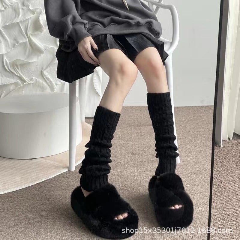 Generic White socks JK all-match spring and summer thin calf cover lolita lolita cute Japanese pile socks summer  - Image 3