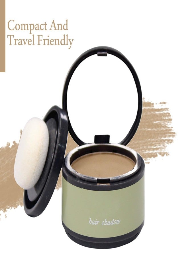 Confidence Hair Line Powder, Hair Root Concealer, Covering Grey Roots and Bald Spots Hairline Shadow Powder for Men and Women (Medium Brown) - Image 4