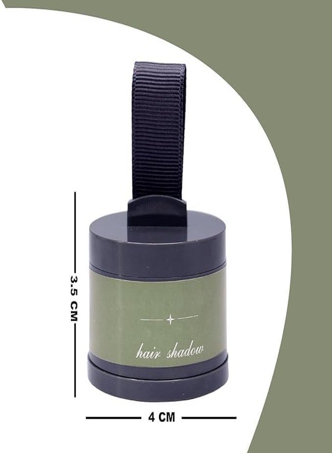 Confidence Hair Line Powder, Hair Root Concealer, Covering Grey Roots and Bald Spots Hairline Shadow Powder for Men and Women (Medium Brown) - Image 2