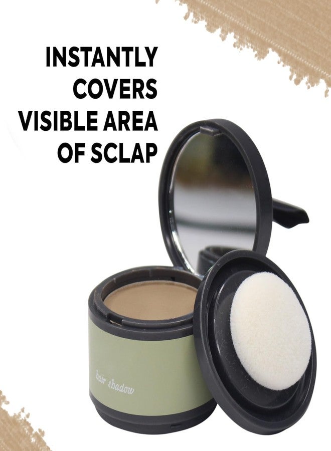 Confidence Hair Line Powder, Hair Root Concealer, Covering Grey Roots and Bald Spots Hairline Shadow Powder for Men and Women (Medium Brown) - Image 3