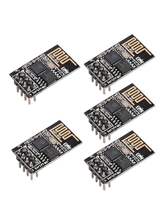 Wishiot ESP8266 ESP-01S WiFi Wireless Serial Transceiver Module 4MB Flash 3.3V Wi-Fi Module Compatible with Ar-duino IDE (5) - Image 1