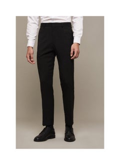 Skinny Fit Black Smart Trousers