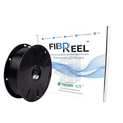 Tesseract Premium PLA Carbon Fiber PLA CF 1.75mm 3D Printing Filament | Dimensional Accuracy +/- 0.03mm | Compatible with Most FDM Printers | 1 KG 3D Printer Filament - PLA CF Black (Quantity 1) - Image 4