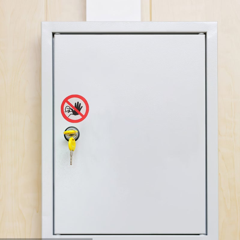 20 pcs No Entrance Signs Do Not Entrance Warning Signs Self-adhesive Warning Signs Stickers - Image 5