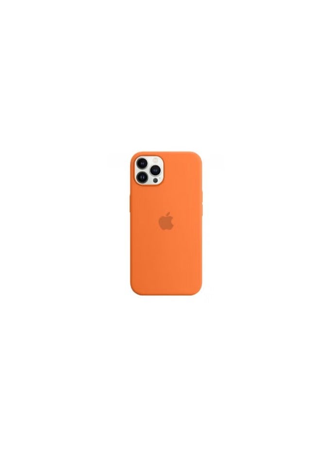 CATANES iPhone 13 Pro Soft Silicone Case Shockproof Cover 6.1 inch Orange - Image 1