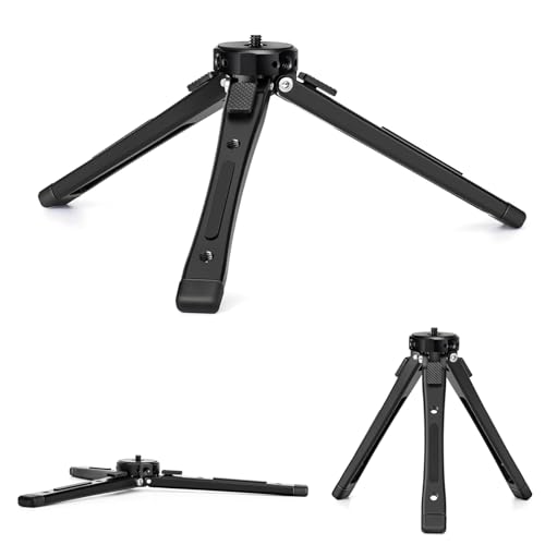 Zeadio Metal Camera Mini Tripod, Maxium Load: 40kg/88lb, Adjustable Heights Desktop Vlog Tripod Stand, Fits for Smooth 4, Osmo Mobile, Ronin-S, Vimble 2, Gimbal Handle Grip Stabilizer and All Cameras - Image 1