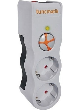 Tunçmatik Energy Saving Socket Powersurge 2-Piece White 525 Joule 