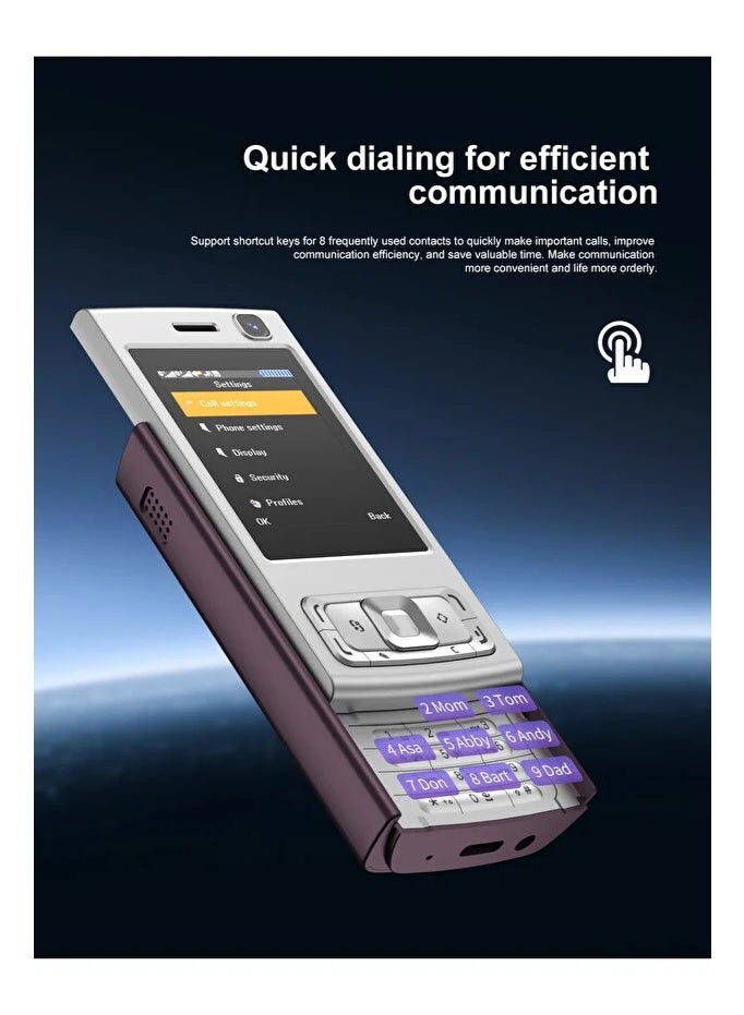Hope Servo N95 Pro Mini Slider Mobile Phone 2 SIM Standby Cellphone - Image 2
