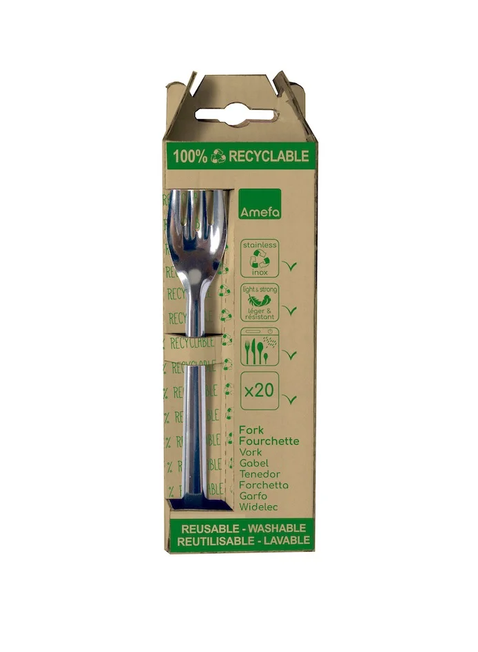 أميفا Leaves 20 Disposable Table Spoons