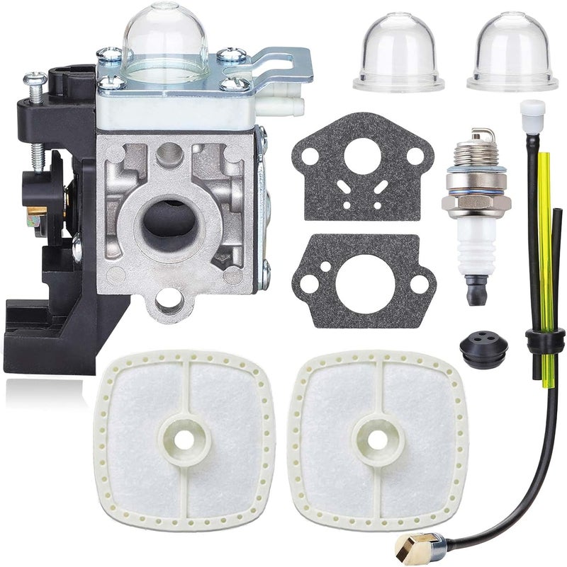 HOODELL Adjustable SRM225 Carburetor for Echo GT225 PE225 PAS-225 SHC-225 RB-K93 SRM-225 Weed Eater Parts Rebuild, Easy-Start Trimmer Edger Carb with Tune Up Kit Primer Bulb - Image 1