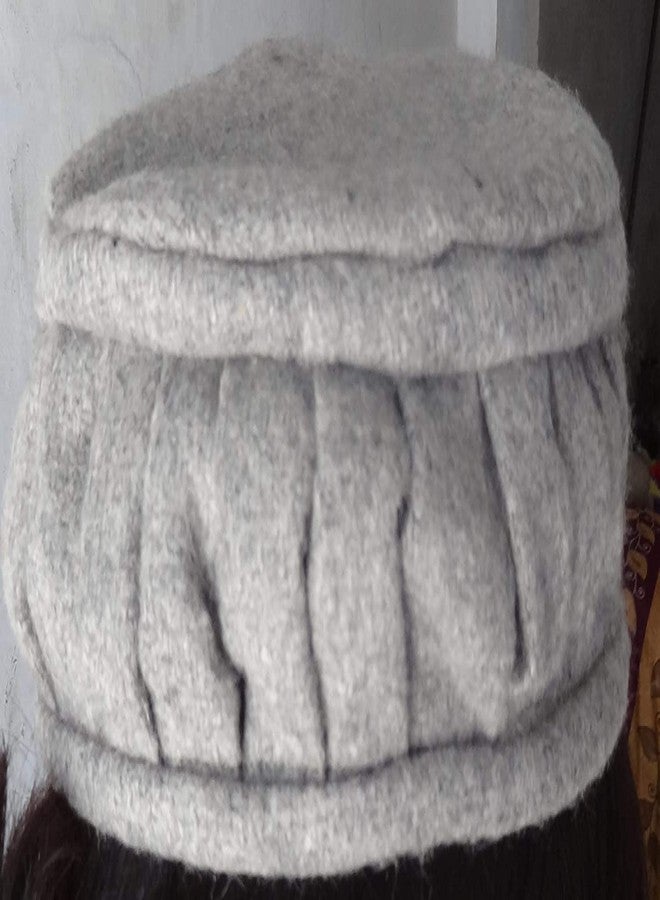 VINSON Unisex Woolen Afgani Pakol Cap Hat (Pack of 1) (Grey) - Image 2