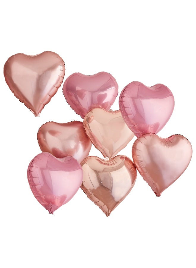 Ginger Ray Customisable Heart Balloons With Stickers - Image 1