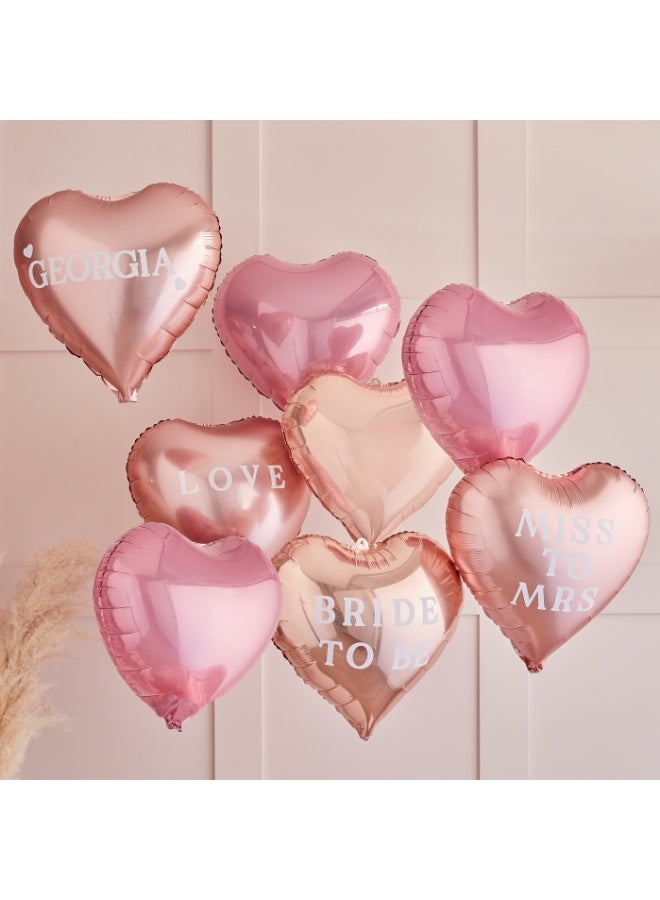 Ginger Ray Customisable Heart Balloons With Stickers - Image 3