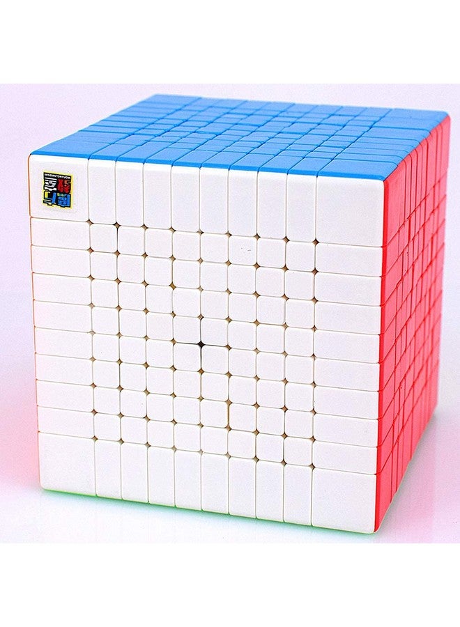 D ETERNAL D ETERNAL Moyu Meilong 10 10X10 High Speed Stickerless Magic Puzzle Cube Toy,Multicolor (Mfjs 10X10), For Kid - Image 5