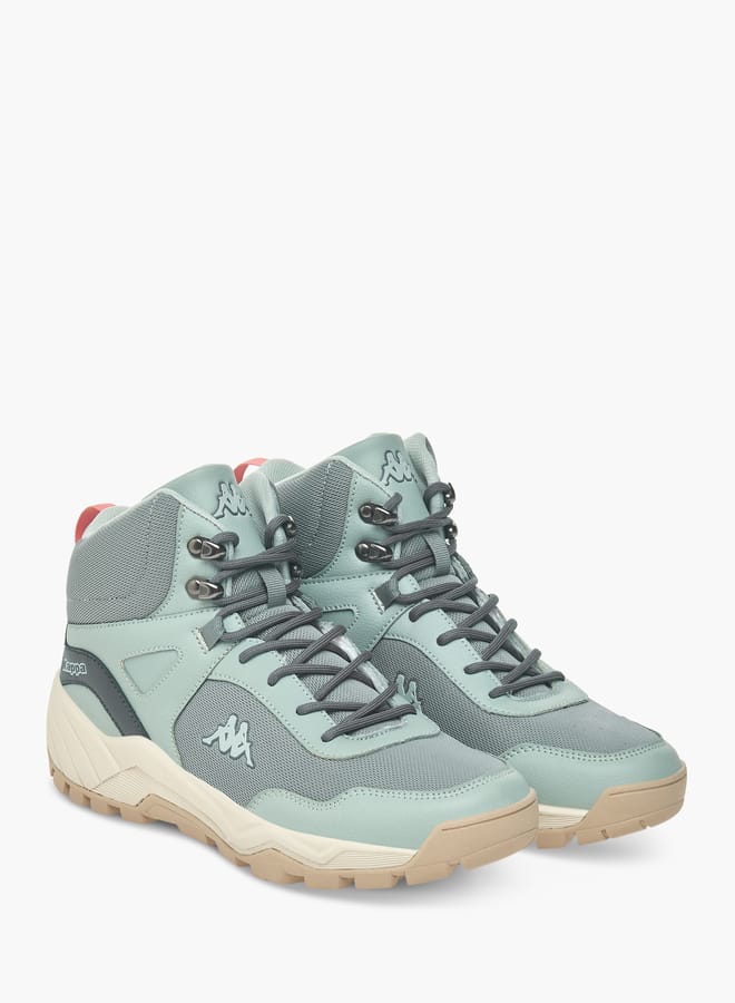 Kappa Womens Logo Detail Sneakers With Lace-Up Closure - Image 2