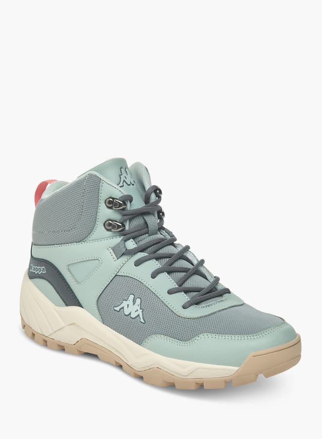 Kappa Womens Logo Detail Sneakers With Lace-Up Closure - Image 3