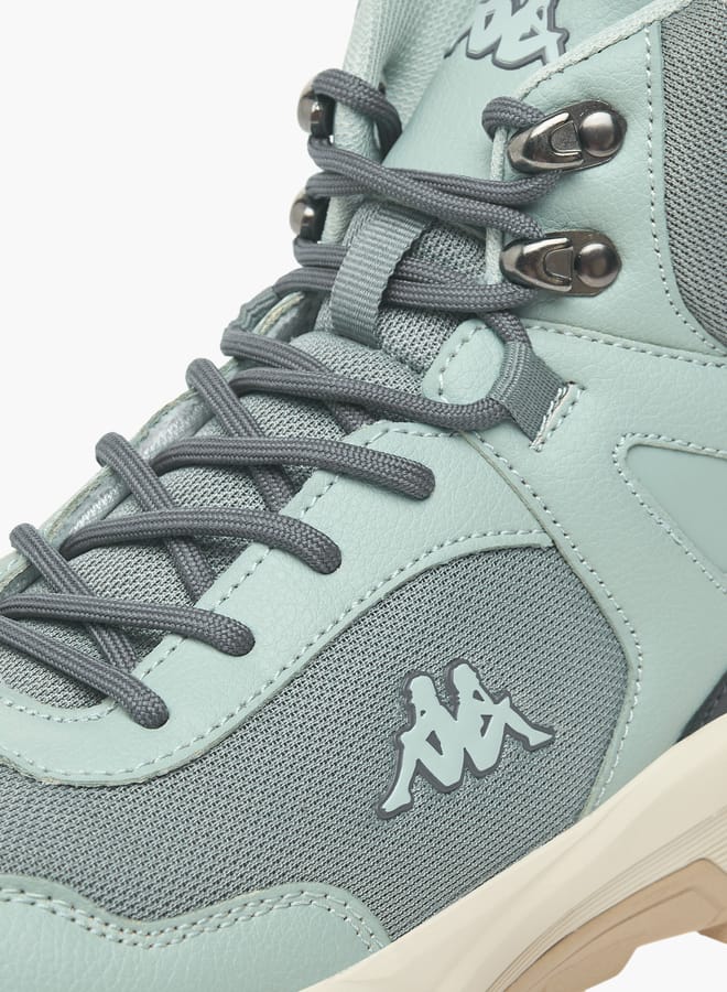 Kappa Womens Logo Detail Sneakers With Lace-Up Closure - Image 4