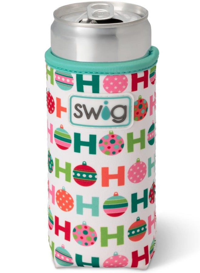 سويج لايف حافظة تبريد Swig Life Slim للعلب والزجاجات، غطاء عازل من النيوبرين للعلب أو الزجاجات النحيفة سعة 12 أونصة، حافظة تبريد HoHoHo Skinny للعلب - Image 1
