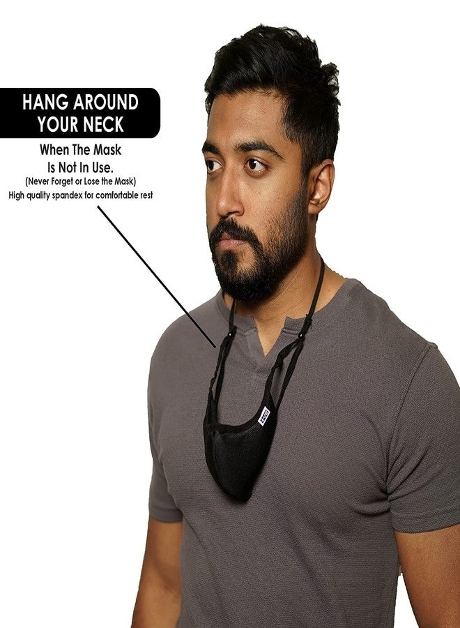 Positive N99 Reusable Face Mask. 99% FOG FREE, 99.80% BFE, Easy Breathing & Sweat absorption, Clear Vision, Soft on Ears, Certified & Compliant by: CE, ISO, GMP, FDA & WHO | Navy Blue | Kids - Image 3
