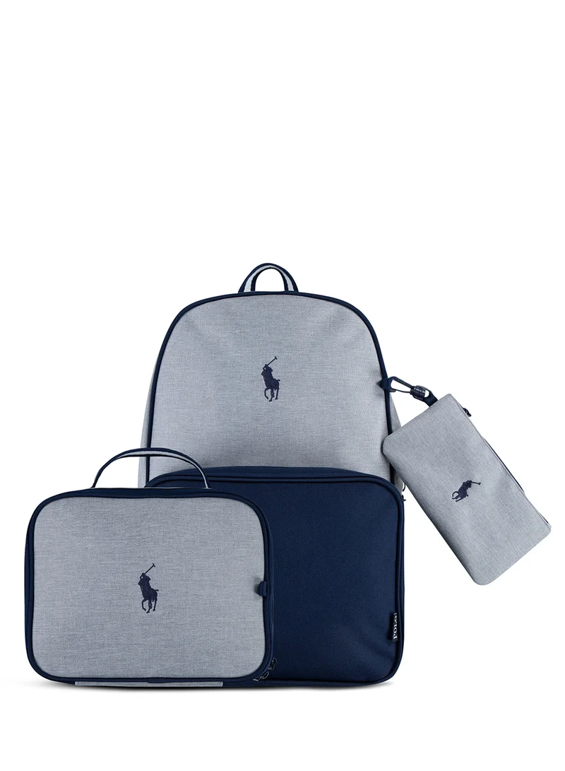 بولو رالف لورين Color Block Combo Backpack Set