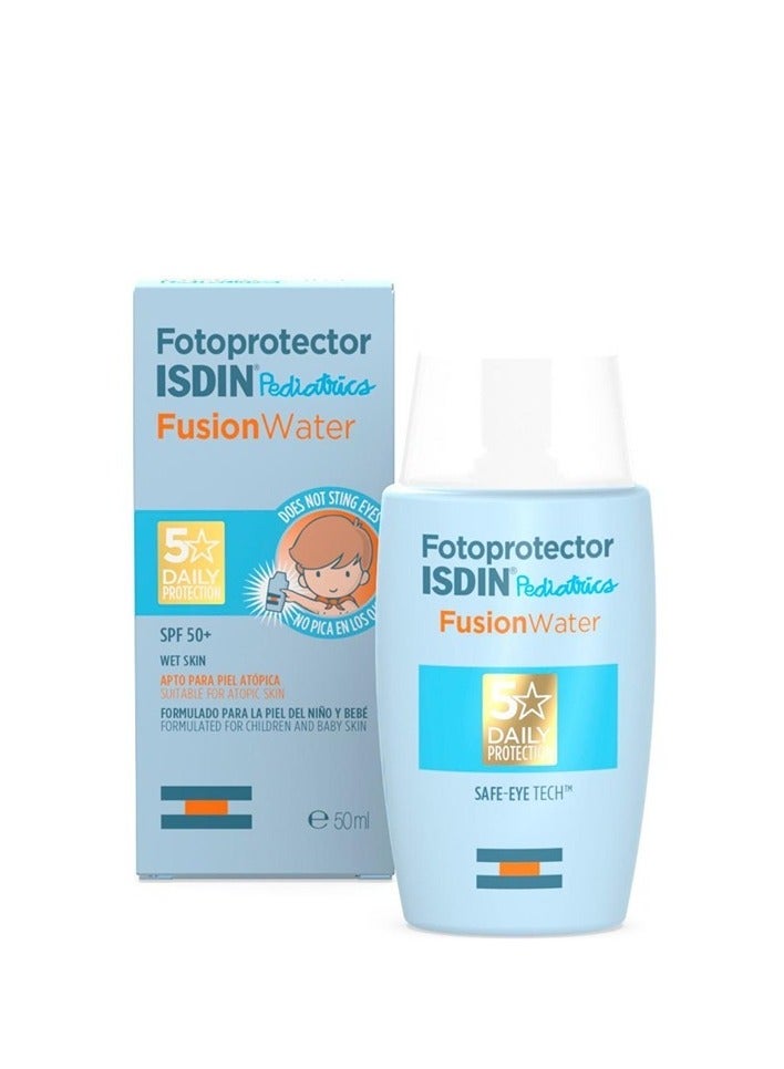 ISDIN Pediatrics Fotoprotector Fusion Water SPF 50 Wet Sun 50ml