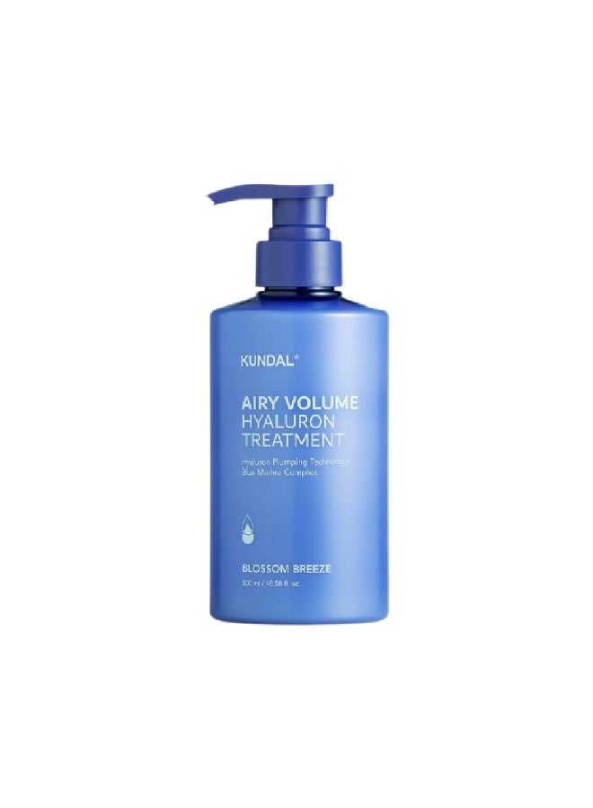 KUNDAL AIRY VOLUME HYALURON TREATMENT 500ML BLOSSOM BREEZE - Image 1