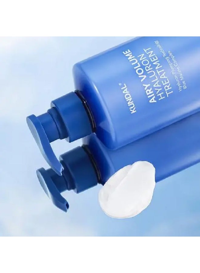 KUNDAL AIRY VOLUME HYALURON TREATMENT 500ML BLOSSOM BREEZE - Image 2
