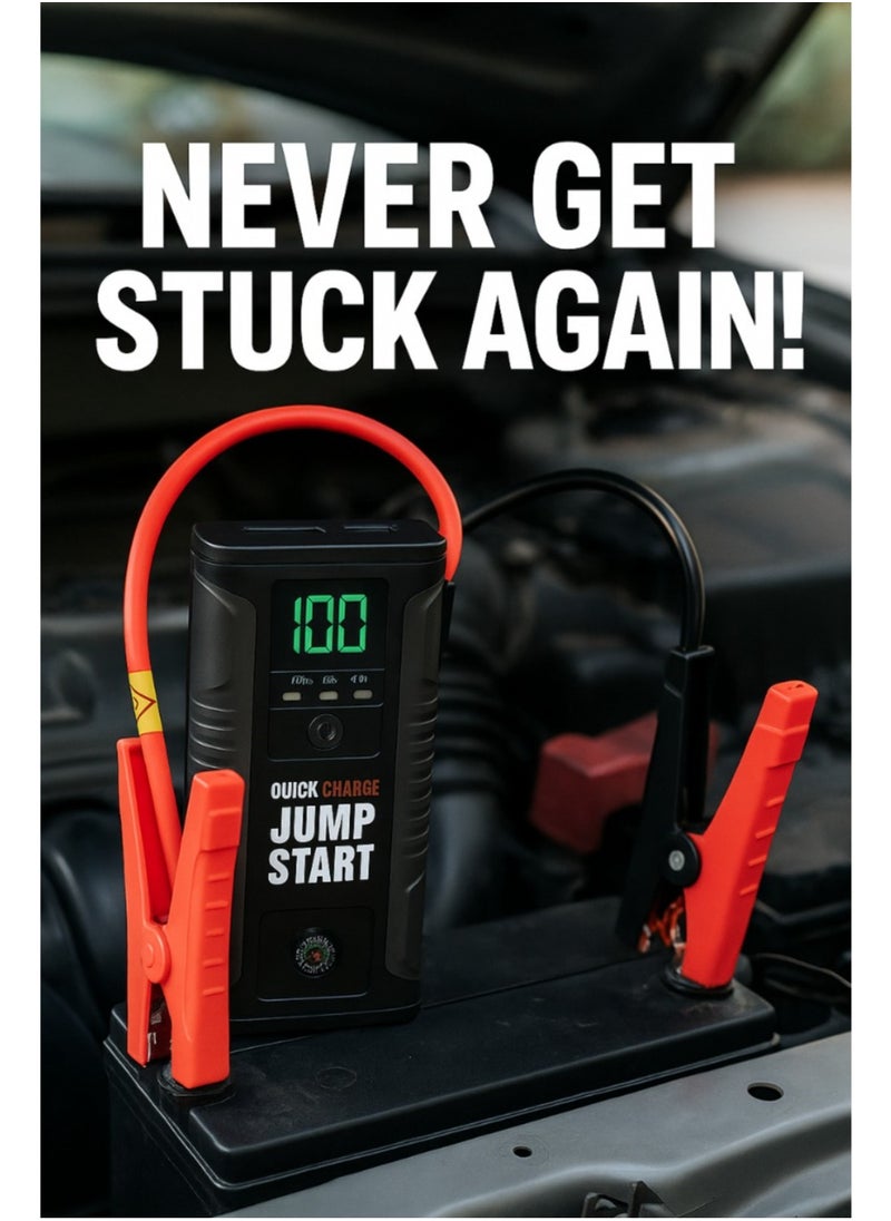 Generic Advanced Quick Charge Jump Starter for Efficient Vehicle Battery Revival and Emergency Roadside Assistance  - Image 2